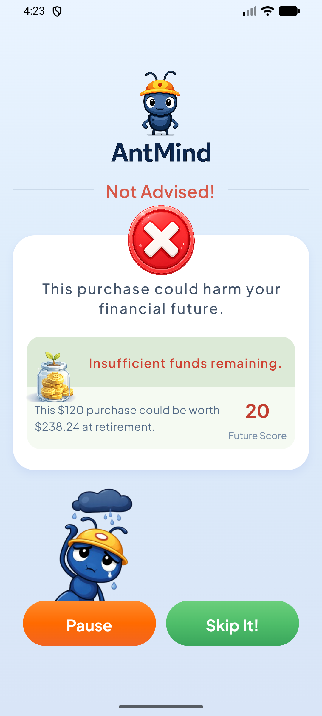 AntMind evaluates it